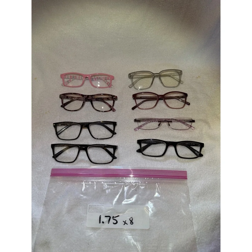 Foster‎ Grant, Jolisu & Other Reading Glasses Women +1.75  8 Pair Lot